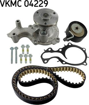 SKF VKMC 04229 - Pompa acqua + Kit cinghie dentate www.autoricambi360.it