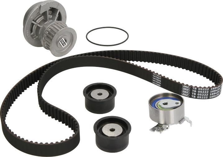 SKF VKMC 05222 - Pompa acqua + Kit cinghie dentate www.autoricambi360.it