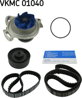 SKF VKMC 01040 - Pompa acqua + Kit cinghie dentate www.autoricambi360.it