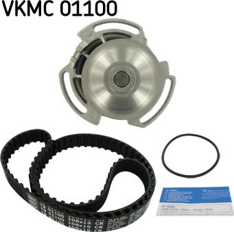 SKF VKMC 01100 - Pompa acqua + Kit cinghie dentate www.autoricambi360.it