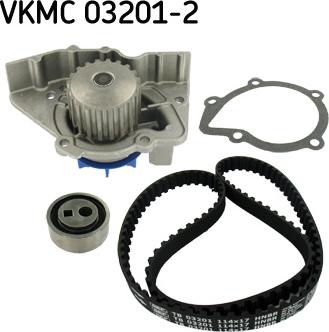 SKF VKMC 03201-2 - Pompa acqua + Kit cinghie dentate www.autoricambi360.it