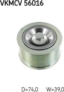 SKF VKMCV 56016 - Galoppino / Guidacinghia, Cinghia Poly-V www.autoricambi360.it