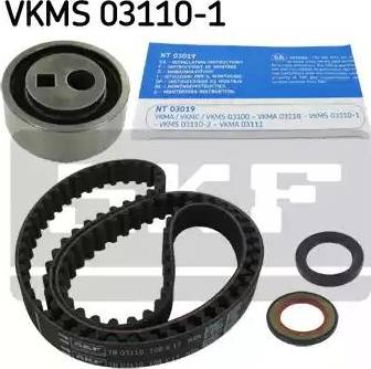 SKF VKMS 03110-1 - Kit cinghie dentate www.autoricambi360.it