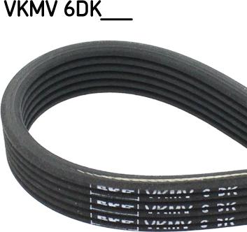 SKF VKMV 6DK1697 - Cinghia Poly-V www.autoricambi360.it