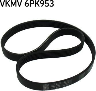 SKF VKMV 6PK953 - Cinghia Poly-V www.autoricambi360.it