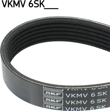 SKF VKMV 6SK1029 - Cinghia Poly-V www.autoricambi360.it