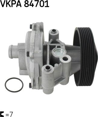 SKF VKPA 84701 - Pompa acqua www.autoricambi360.it