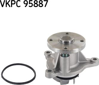 SKF VKPC 95887 - Pompa acqua www.autoricambi360.it