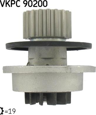 SKF VKPC 90200 - Pompa acqua www.autoricambi360.it