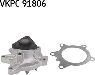 SKF VKPC 91806 - Pompa acqua www.autoricambi360.it