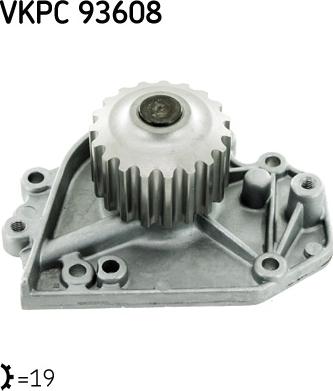 SKF VKPC 93608 - Pompa acqua www.autoricambi360.it