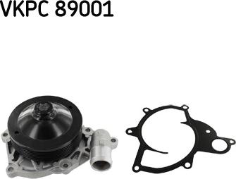 SKF VKPC 89001 - Pompa acqua www.autoricambi360.it