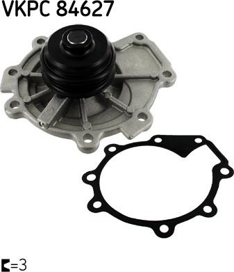 SKF VKPC 84627 - Pompa acqua www.autoricambi360.it