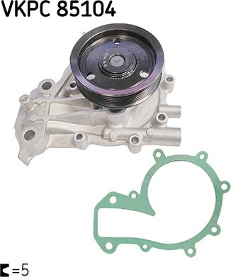 SKF VKPC 85104 - Pompa acqua www.autoricambi360.it