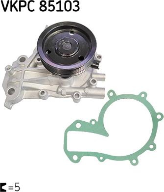 SKF VKPC 85103 - Pompa acqua www.autoricambi360.it