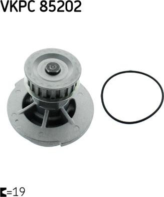 SKF VKPC 85202 - Pompa acqua www.autoricambi360.it