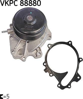 SKF VKPC 88880 - Pompa acqua www.autoricambi360.it