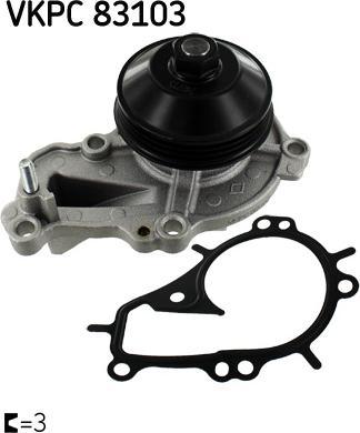 SKF VKPC 83103 - Pompa acqua www.autoricambi360.it