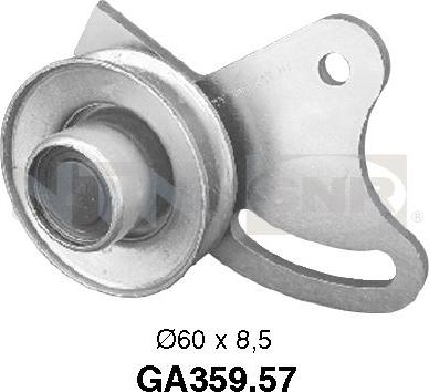 SNR GA359.57 - Galoppino / Guidacinghia, Cinghia Poly-V www.autoricambi360.it