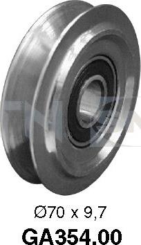 SNR GA354.00 - Galoppino / Guidacinghia, Cinghia Poly-V www.autoricambi360.it