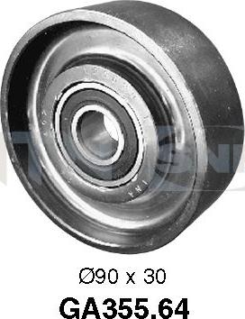 SNR GA355.64 - Galoppino / Guidacinghia, Cinghia Poly-V www.autoricambi360.it