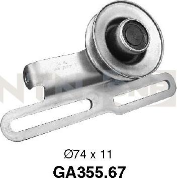 SNR GA355.67 - Galoppino / Guidacinghia, Cinghia Poly-V www.autoricambi360.it