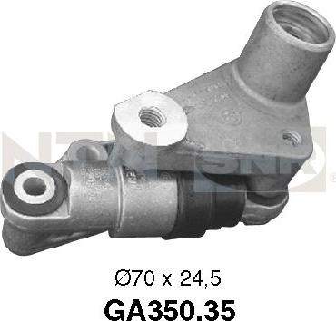 SNR GA350.35 - Galoppino / Guidacinghia, Cinghia Poly-V www.autoricambi360.it