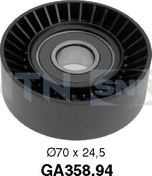 SNR GA358.94 - Galoppino / Guidacinghia, Cinghia Poly-V www.autoricambi360.it