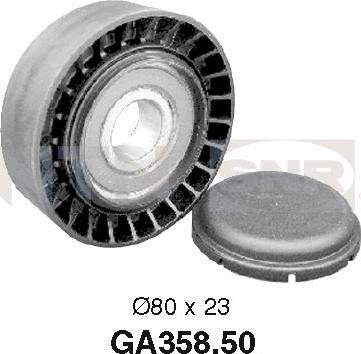 SNR GA358.50 - Galoppino / Guidacinghia, Cinghia Poly-V www.autoricambi360.it