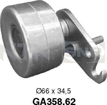 SNR GA358.62 - Galoppino / Guidacinghia, Cinghia Poly-V www.autoricambi360.it