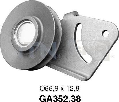 SNR GA352.38 - Galoppino / Guidacinghia, Cinghia Poly-V www.autoricambi360.it