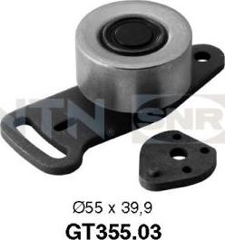 SNR GT355.03 - Rullo tenditore, Cinghia dentata www.autoricambi360.it