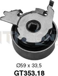 SNR GT353.18 - Rullo tenditore, Cinghia dentata www.autoricambi360.it