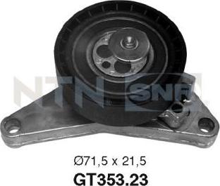SNR GT353.23 - Rullo tenditore, Cinghia dentata www.autoricambi360.it