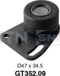 SNR GT352.09 - Rullo tenditore, Cinghia dentata www.autoricambi360.it