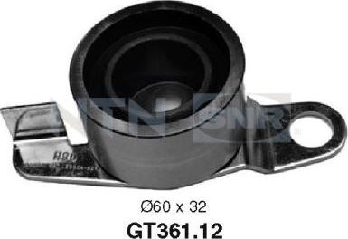 SNR GT361.12 - Rullo tenditore, Cinghia dentata www.autoricambi360.it