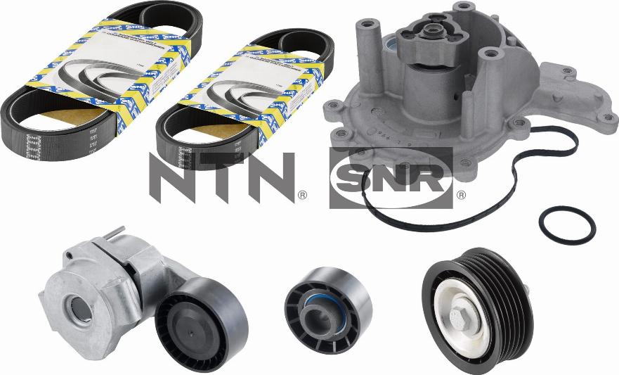 SNR KAP859.440 - Pompa acqua + Kit cinghia Poly V www.autoricambi360.it