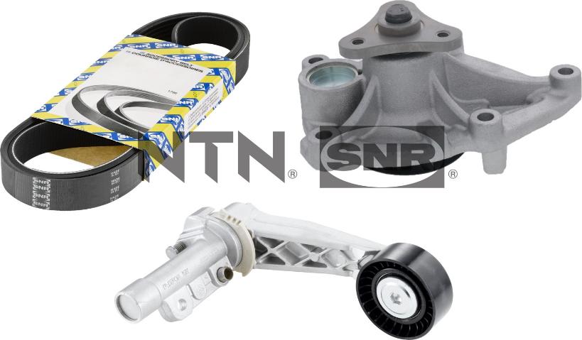 SNR KAP859.400 - Pompa acqua + Kit cinghia Poly V www.autoricambi360.it