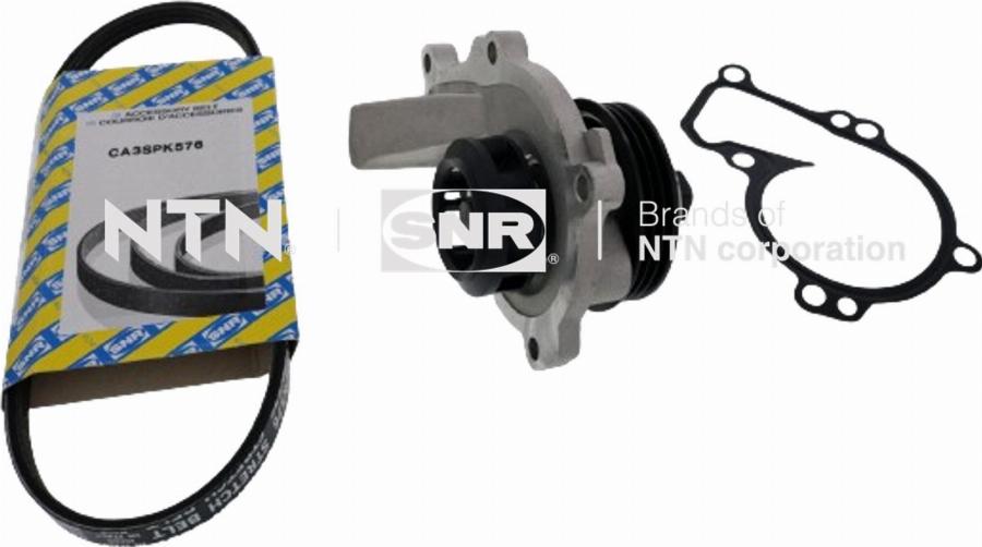 SNR KAP859.471 - Pompa acqua + Kit cinghia Poly V www.autoricambi360.it