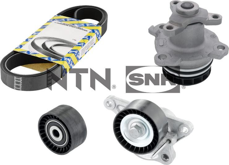 SNR KAP855.180 - Pompa acqua + Kit cinghia Poly V www.autoricambi360.it