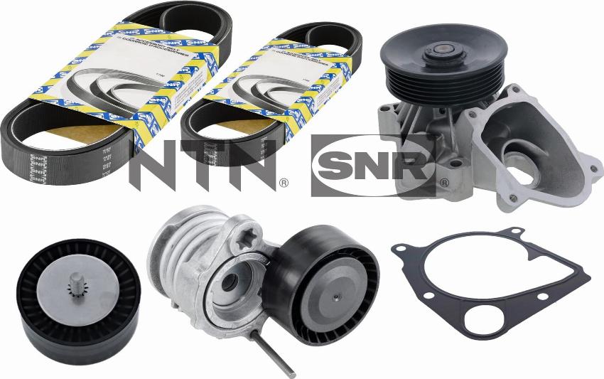 SNR KAP850.060 - Pompa acqua + Kit cinghia Poly V www.autoricambi360.it