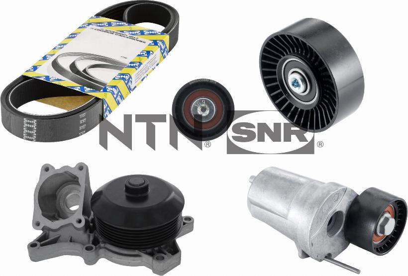 SNR KAP850.020 - Pompa acqua + Kit cinghia Poly V www.autoricambi360.it
