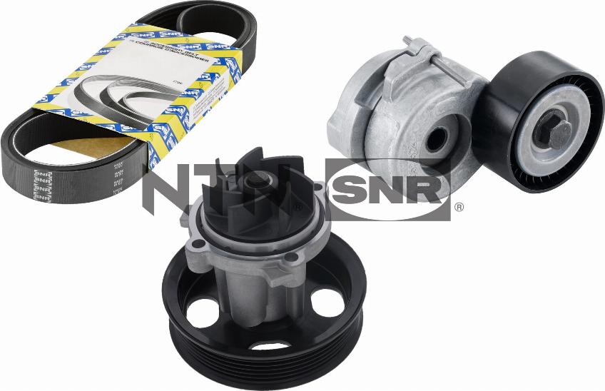 SNR KAP853.110 - Pompa acqua + Kit cinghia Poly V www.autoricambi360.it