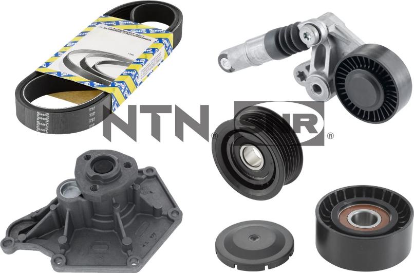 SNR KAP857.510 - Pompa acqua + Kit cinghia Poly V www.autoricambi360.it