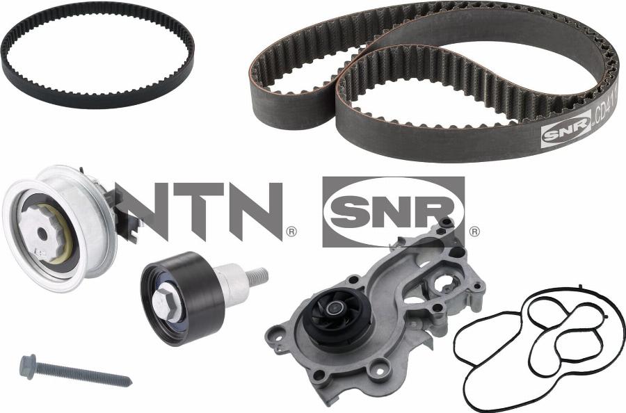 SNR KDP457.753 - Pompa acqua + Kit cinghie dentate www.autoricambi360.it