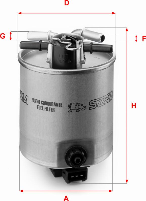 Sofima S 4025 NR - Filtro carburante www.autoricambi360.it