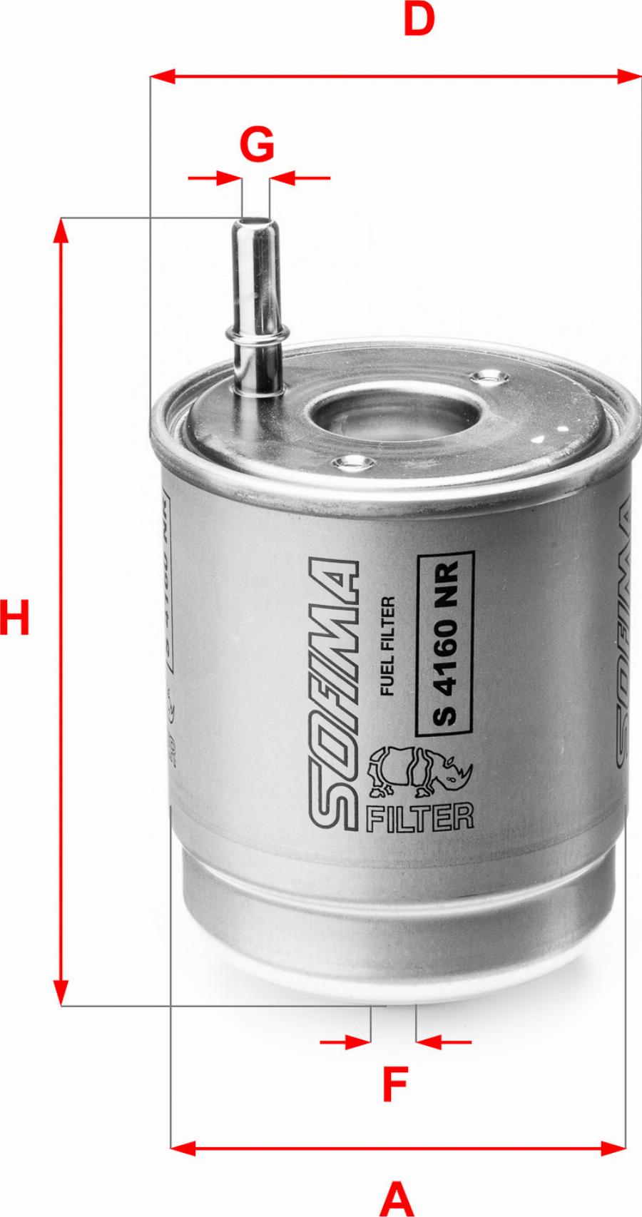 Sofima S 4160 NR - Filtro carburante www.autoricambi360.it