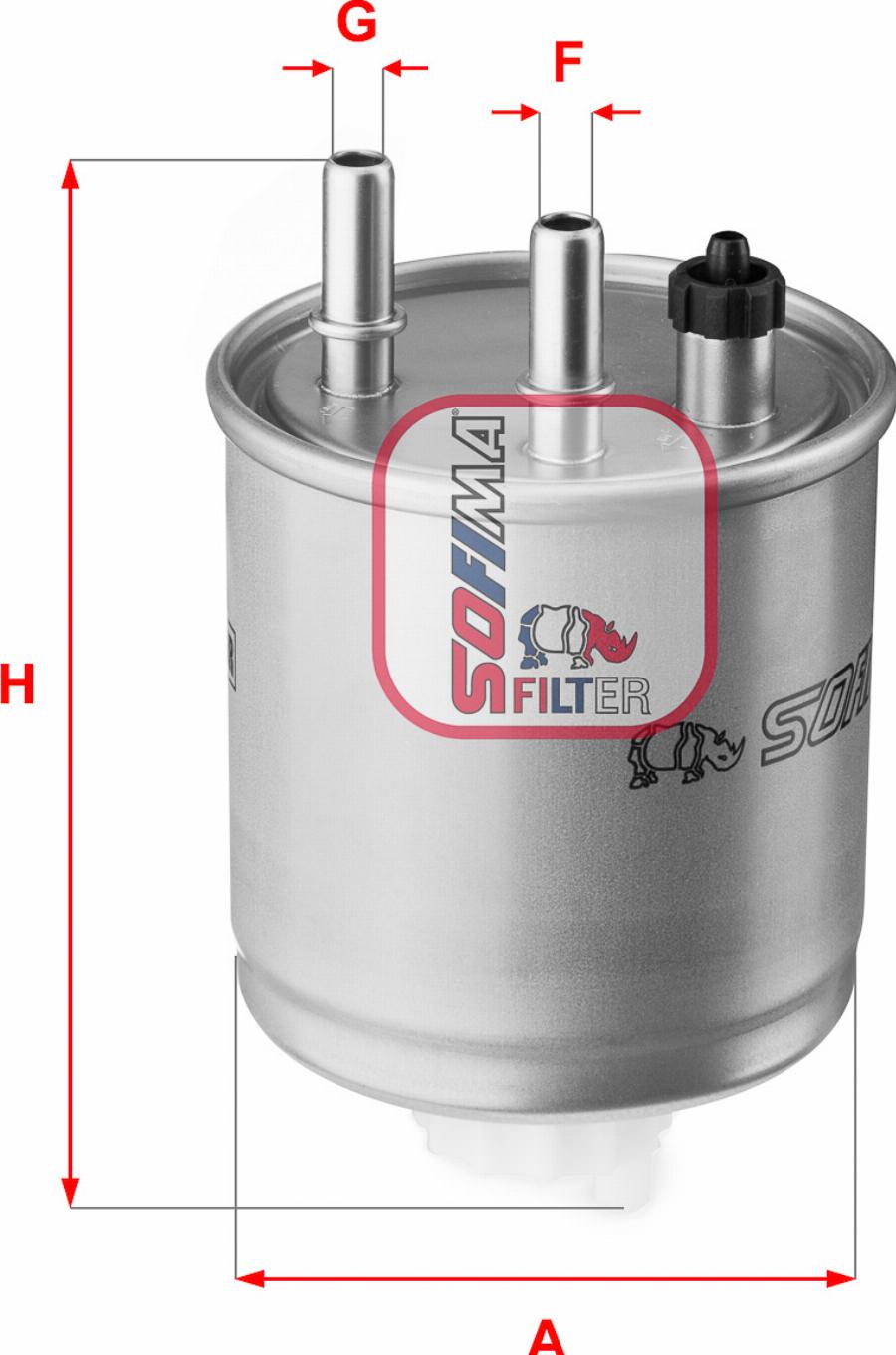 Sofima S 4117 NR - Filtro carburante www.autoricambi360.it