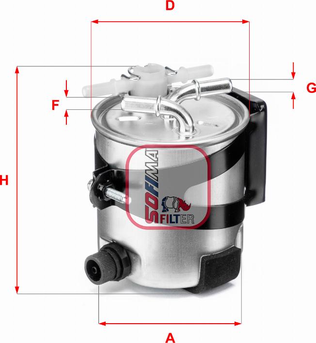 Sofima S 5418 GC - Filtro carburante www.autoricambi360.it