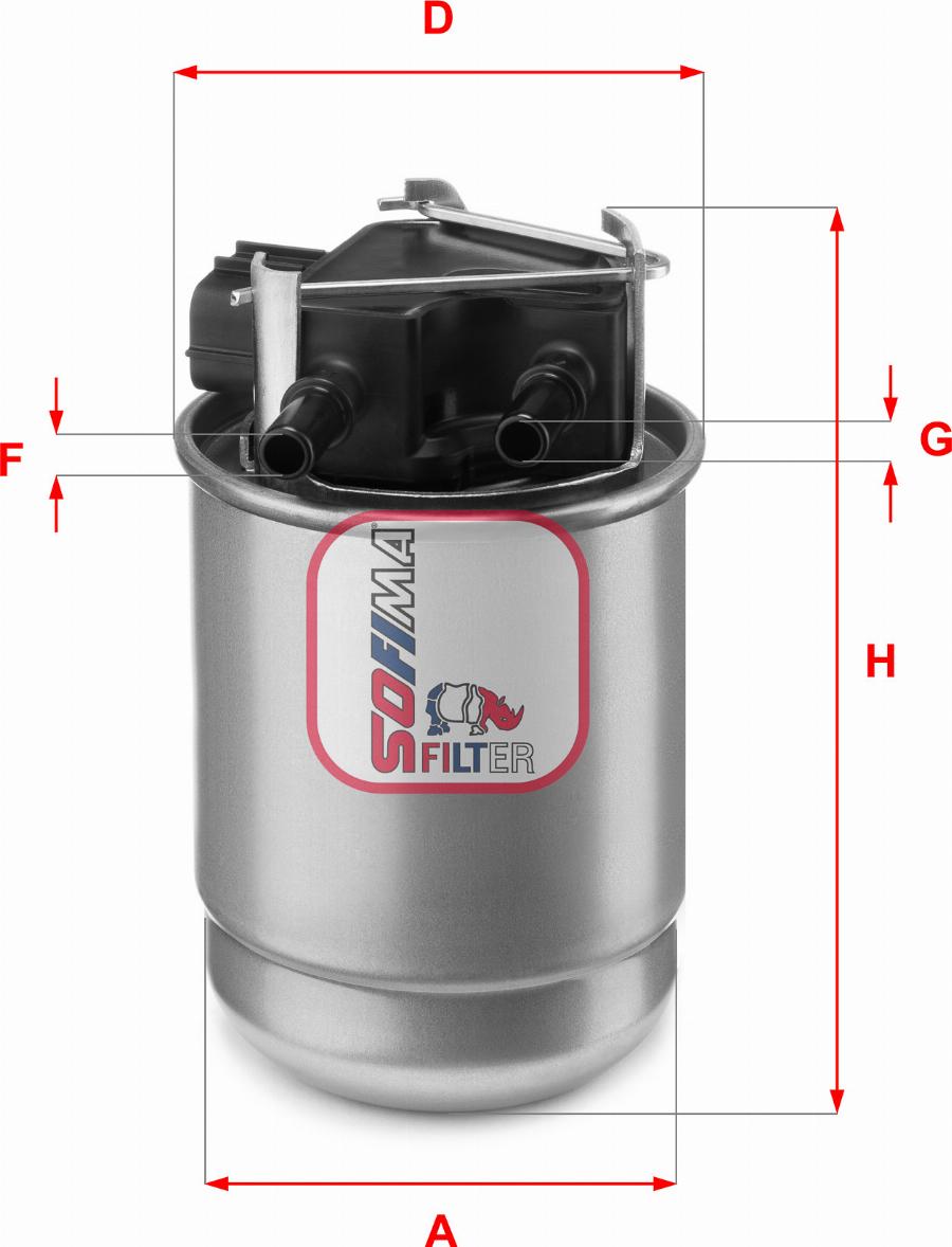 Sofima S 5517 GC - Filtro carburante www.autoricambi360.it
